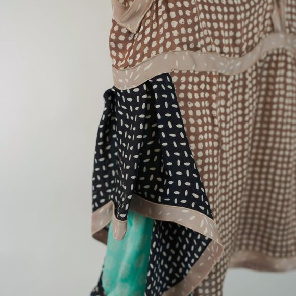 Missoni SS/07 Brown Patchwork Ruffle Tank - Picture 4 of 5